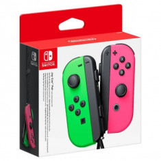 Accesoriu consola Nintendo Switch Joy-Con pereche Neon Green si Neon Pink foto