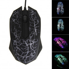 2400DPI LED Optical 7 Colors USB LED Mouse foto