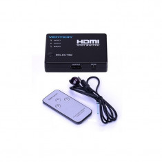 3 Port Out HDMI Switch Splitter Hub Box AL086 foto