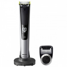 Aparat hibrid de barbierit si tuns barba Philips OneBlade Pro QP6520/20 12 lungimi Negru foto