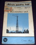 Radio si aplicatiunile sale, Stiinta pentru toti, Cartea Rusa 1951, ilustratii, Alta editura