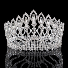 Coroana inalta cu cristale Miss Universe foto