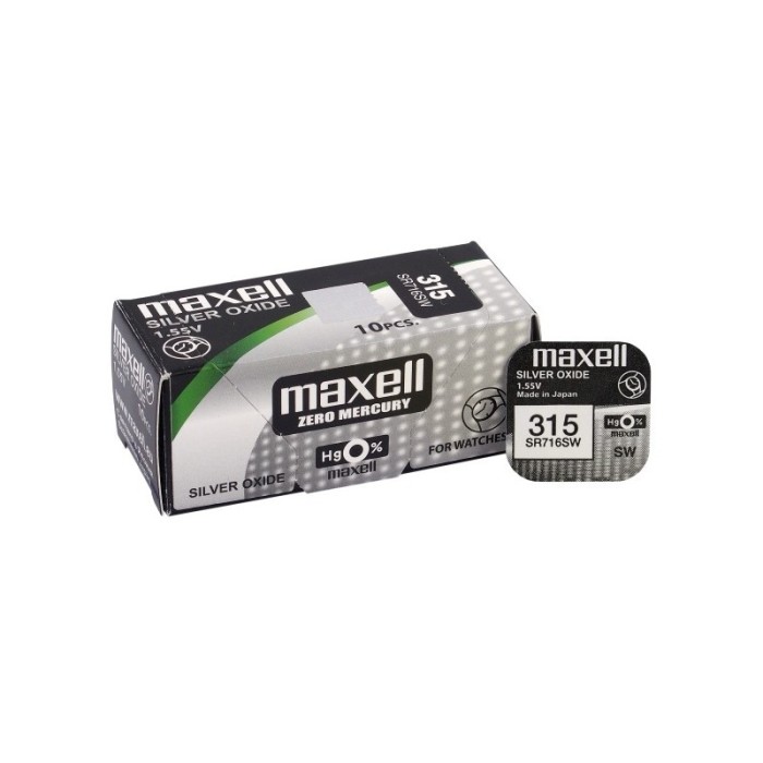 Maxell 315 / 314 / SR 716 SW baterie plata foto mare Maxell 315 / 314 / SR 716 SW baterie plata foto mare