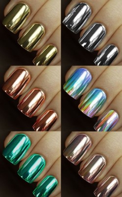 Pudra Unghii Oglinda Oja Permanenta Gel Uv Cutie Mare 5gr Okaziiro