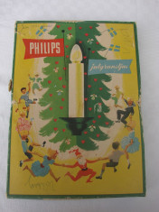 Raritate!!! Superba instalatie de brad marca Philips din anul 1951 foto