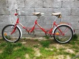 Bicicletă Pegas tandem, foarte rară, 1988