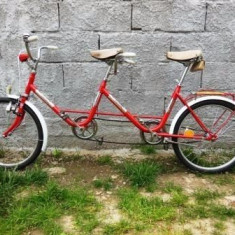 Bicicletă Pegas tandem, foarte rară, 1988