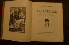 La bataille de Claude Farrere Ed. Artheme Fayard Paris 1925 foto