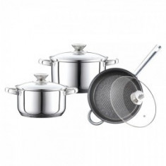 SET CRATITE INOX CU CAPAC 6P (2.5/3.4) PH-15829 Autentic HomeTV foto