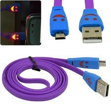 Cablu flat de date USB - MicroUSB foto