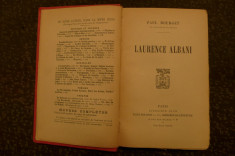 Laurence Albani de Paul Bourget Ed. Plon-Nourrit Paris 1919 foto