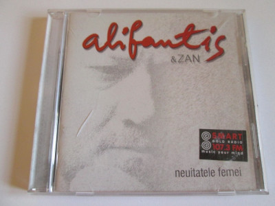 Rar! Cd Alifantis &amp;amp; ZAN albumul Neuitatele femei,prima editie Nemira Music 2002 foto