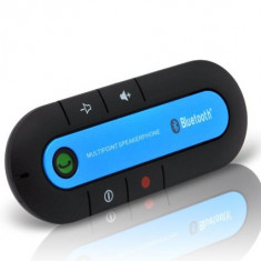 Car kit auto bluetooth - Hands Free Albastru foto