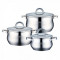 SET CRATITE INOX CU CAPAC 6P (2.9/3.9/5.1L) PH-15236 Autentic HomeTV