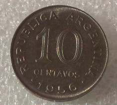 P2. Argentina 10 centavos 1956 ** foto