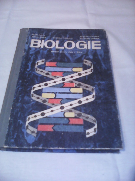 MANUAL BIOLOGIE CLASA XII PETRE RAICU 1983 STARE EX.