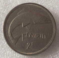 P2. Irlanda 2 Shillings / 1 Florin 1966 ** foto