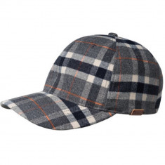 Sapca Kangol Pattern Baseball Gri Plaid (Masura S/M) - Cod 7878514355462