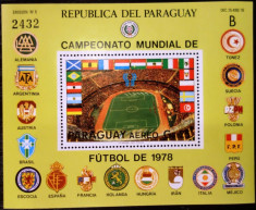 PARAGUAY 1979 FOTBAL CUPA MOMDIALA COTA MICHEL 50 EURO foto