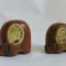(T) 2 elefanti ceramica, stilizati, miniatura, 3,5 si 3 cm, decor