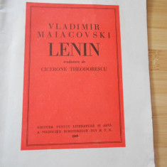 VLADIMIR MAIACOVSKI--LENIN - 1949