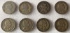 P2. Portugalia lot colectie 8 x 1 escudo 1927 1928 1946 1951 1962 1964 1966 1968, Europa