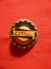 Insigna ICMUG Giurgiu ,metal si email , d= 3,5 cm