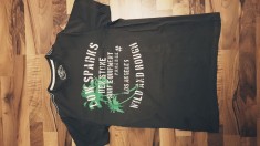 Tricou barbati C&amp;amp;A | Marime: M | Dimensiuni: gri cu imprimeu foto