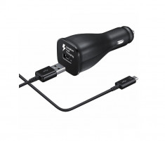 Incarcator de masina micro USB cu incarcare rapida pt Samsung - FAST CHARGE foto