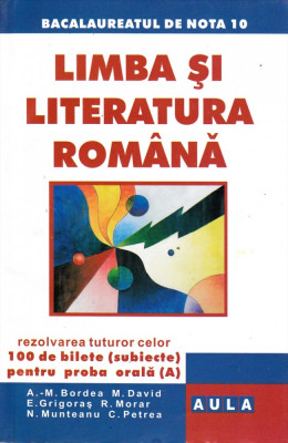 Limba și literatura rom&amp;acirc;nă foto