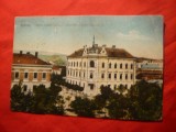 Ilustrata Sopron Ungaria - circulat 1918 la Resita , cenzura Resita si Sopron