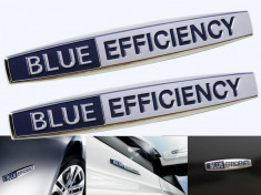 Emblema Metalica Blue Efficiency pentru Mercedes foto