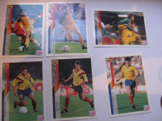 Cartonase fotbal CM SUA 1994 (125 buc), gen stikere Panini, Romania, Italia, etc foto
