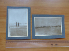 Fotografie originala 1927 2 buc imaginila mare Litoral Cadrilater catre Balcic foto