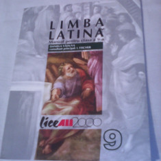 MANUAL LIMBA LATINA CLASA IX DANIELA VADUVA EDITURA ALL 2000