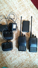 Set sta?ii emisie japoneze Yaesu VX 246 UHF 430 470 Mhz PMR - ambele 400 lei foto