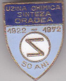 Insigna aniversara 1922-1972 50 ani Uzina Chimica Sinteza Oradea