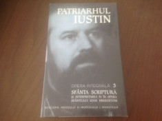 PATRIARHUL IUSTIN,3- SF SCRIPTURA SI INTERPRETAREA EI IN OPERA SF IOAN HRISOSTOM foto