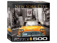 Puzzle 500 piese New York City Yellow Cab foto