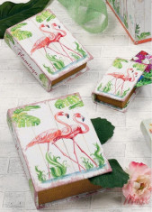 Set 3 cutii Flamingo foto