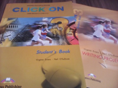 CLICK ON STUDENTS 3 BOOK MANUAL LIMBA ENGLEZA L3 CLASA X MANUAL NOU foto