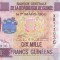 Bancnota Guineea 10.000 Franci 2012 - P46 UNC