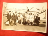 Fotografie - Pe Aeroport Baneasa - Lot sportivi (probabil canotaj) anii &#039;70