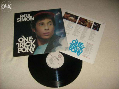 Paul Simon-One Trick Pony-WB 1980 Germany vinil vinyl foto