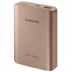 Baterie externa Samsung EB-PG900 Incarcare rapida , 10200 mAh , Litiu Ion , Pink Gold foto