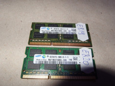 Memorie RAM laptop SODIMM DDR3 4GB Samsung ( DDR 3 4 GB notebook ) foto