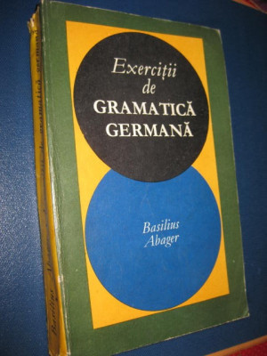 7565-I-Manual Exercitii de gramatica germana 1969. foto