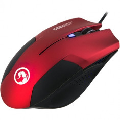 Mouse Marvo M205 RED 1600 dpi, Optic, 6 Butoane, USB foto