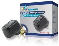 Convertor de tensiune 220V-110V 45W, P.SUP.32-HQ foto