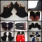 BOTINE NEGRE DAMA PLATFORMA FARA TOC TINTE TEPI INALTIME 17 cm LADY GAGA COMODE